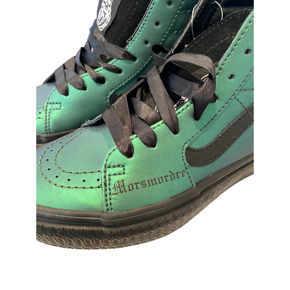 Vans‎ Harry Potter Morsmordre Green Iridescent Slytherin Sneakers Size 7 Women - Picture 5 of 12